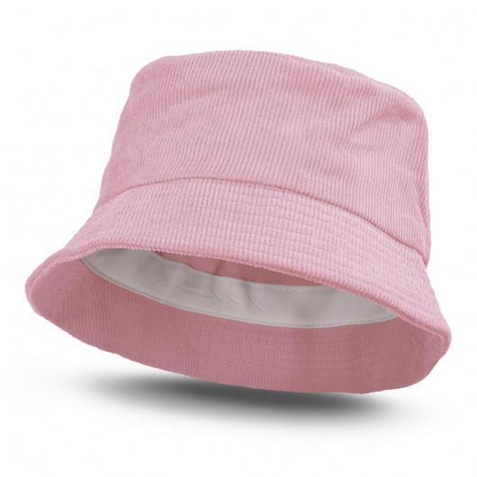 Pink Corduroy Bucket Hat